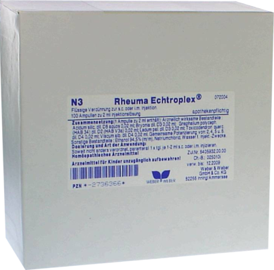 RHEUMA ECHTROPLEX Injektionslösung